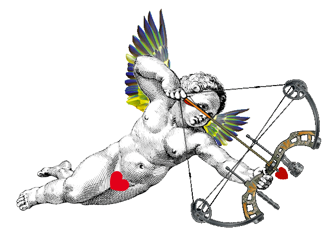 flying cupid