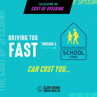Speeding in a School Zone post